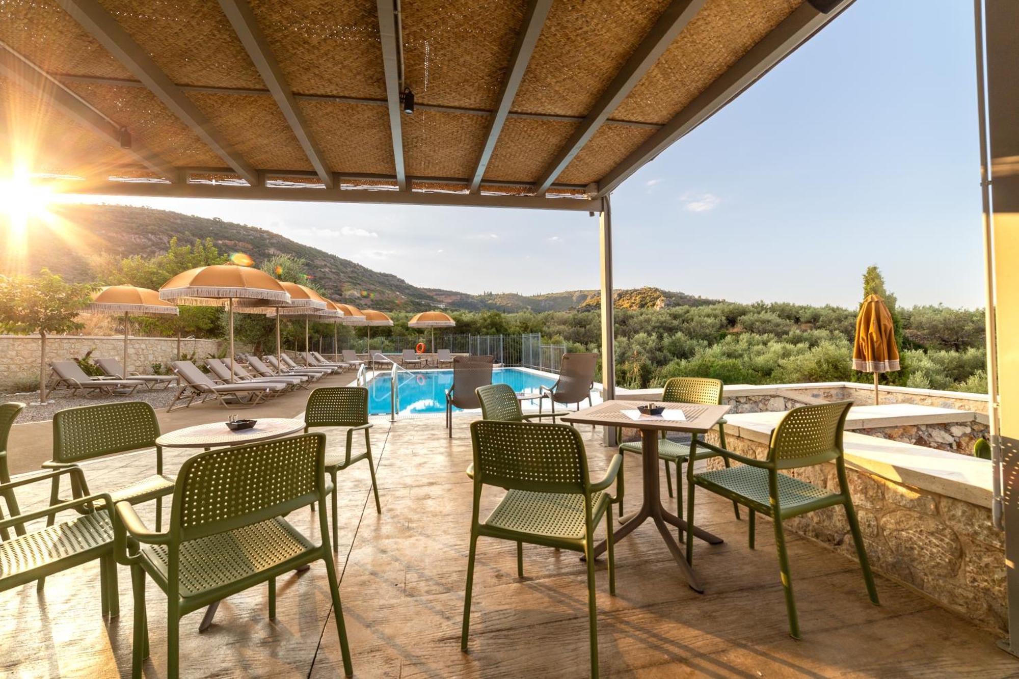 Olympia Zervea Studios With Pool - Apartment 卡德哈米利 外观 照片