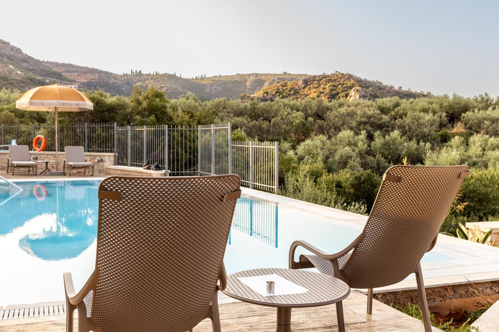Olympia Zervea Studios With Pool - Apartment 卡德哈米利 外观 照片