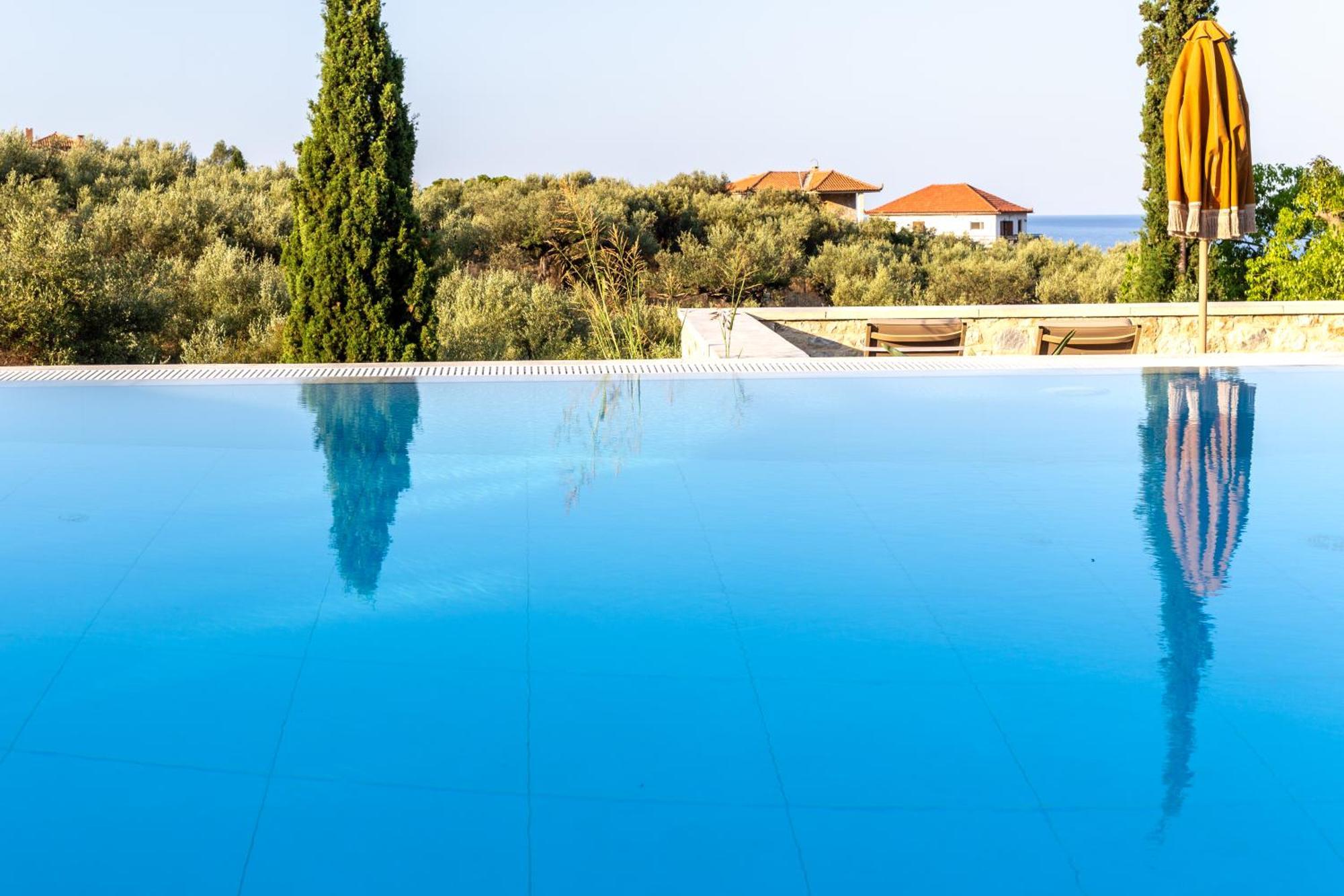 Olympia Zervea Studios With Pool - Apartment 卡德哈米利 外观 照片